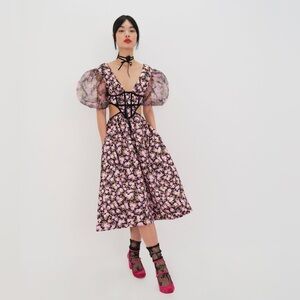 For Love And Lemons Maddison Midi Dress Size XS NWT